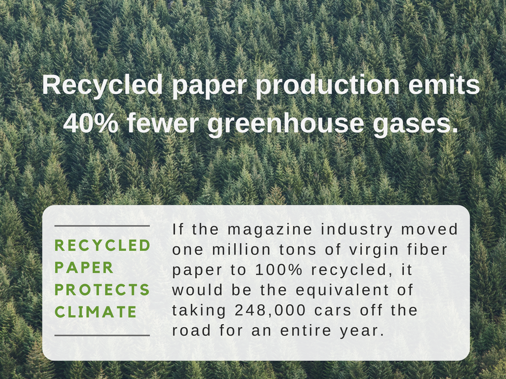 Why Recycled Paper? Green America